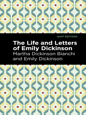 cover image of Life and Letters of Emily Dickinson
